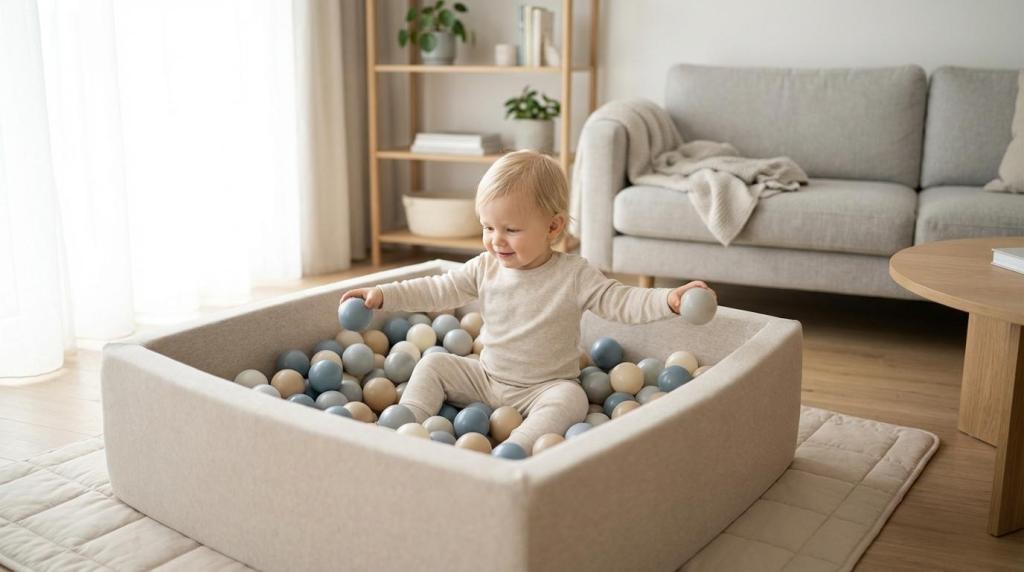 Boldbassin hjemme: pladsbehov, rengøring og hvor mange bolde du skal bruge
