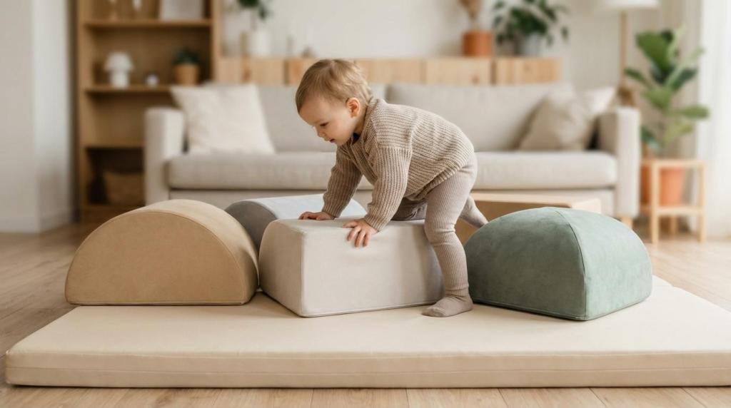 Sikker leg i stuen: gulvunderlag, afstande og barnesikring af legezonen