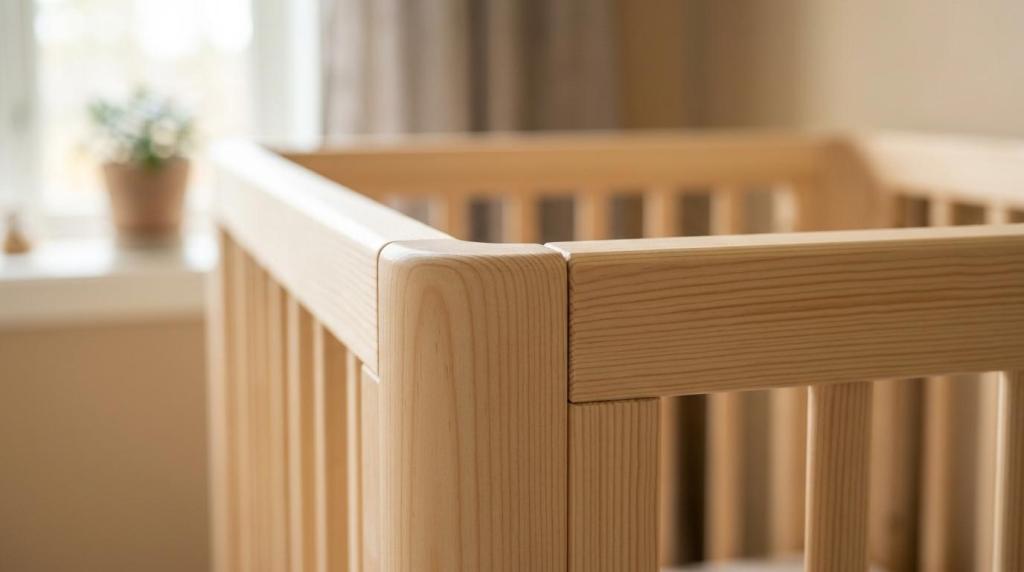 Tremmeseng til baby: sikre og bæredygtige babysenge i træ (mål, materialer og levering)