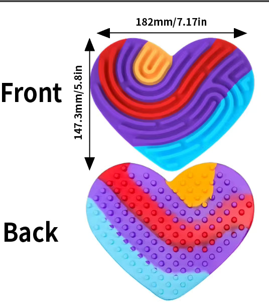 Dobbeltsidet Senorisk aktivitetstavle-Pushpeel