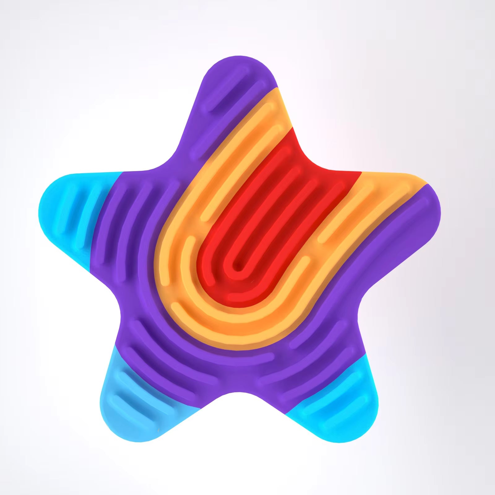 Dobbeltsidet Senorisk aktivitetstavle-Pushpeel