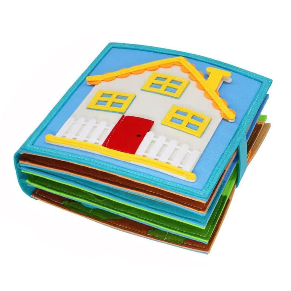 Aktivitets og følebog Hus- Blå