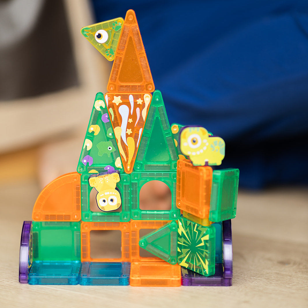 Magnetiske byggebrikker med figurer – 35 dele