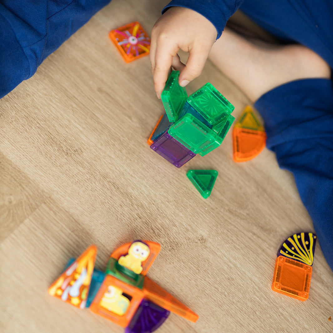 Magnetiske byggebrikker med figurer – 35 dele