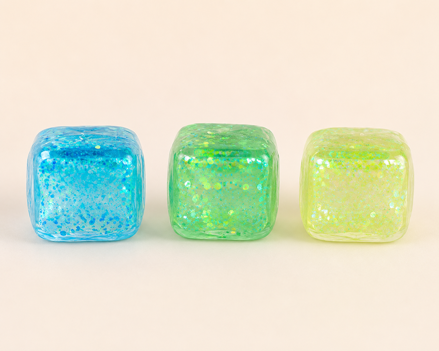 Glitter Squishy Cube