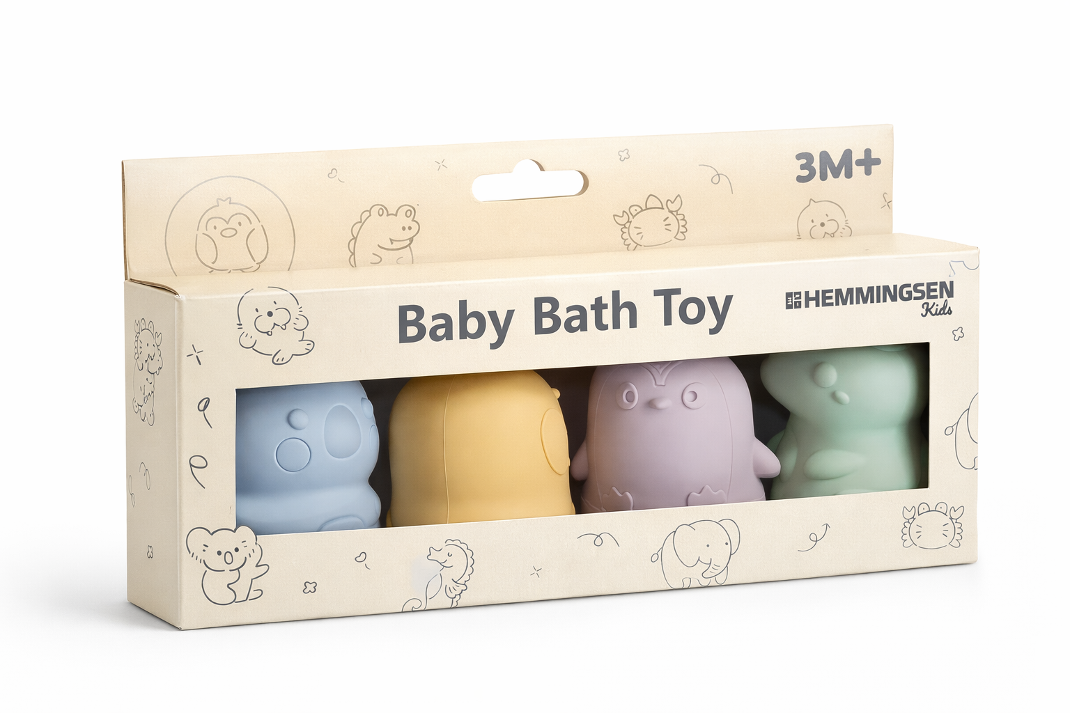 Silikone Badelegtøj m. Dyr