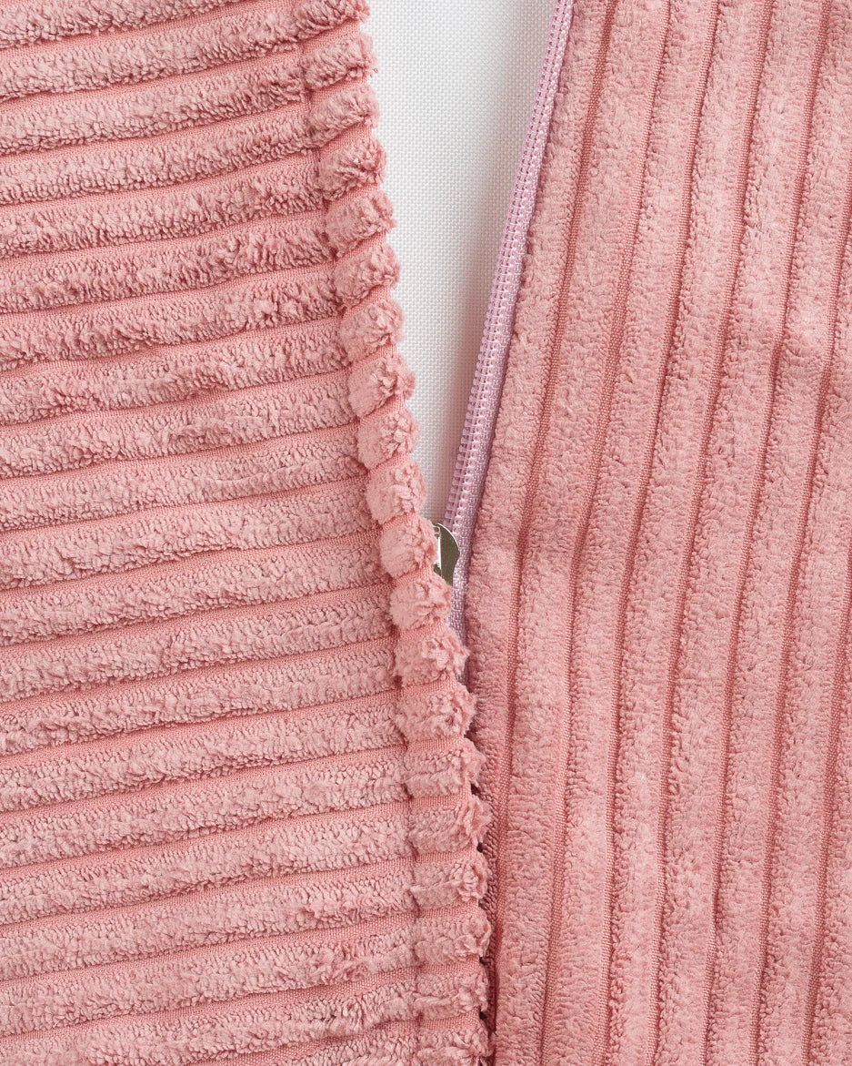 Wigiwama Firkantet puf, Pink Mousse (7)