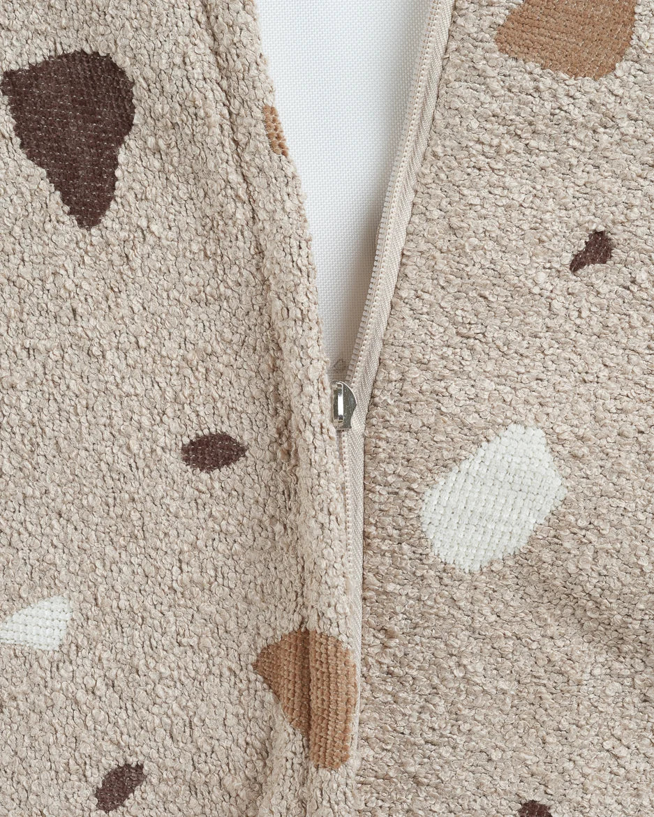 Wigiwama Firkantet puf, Terrazzo Sand (11)