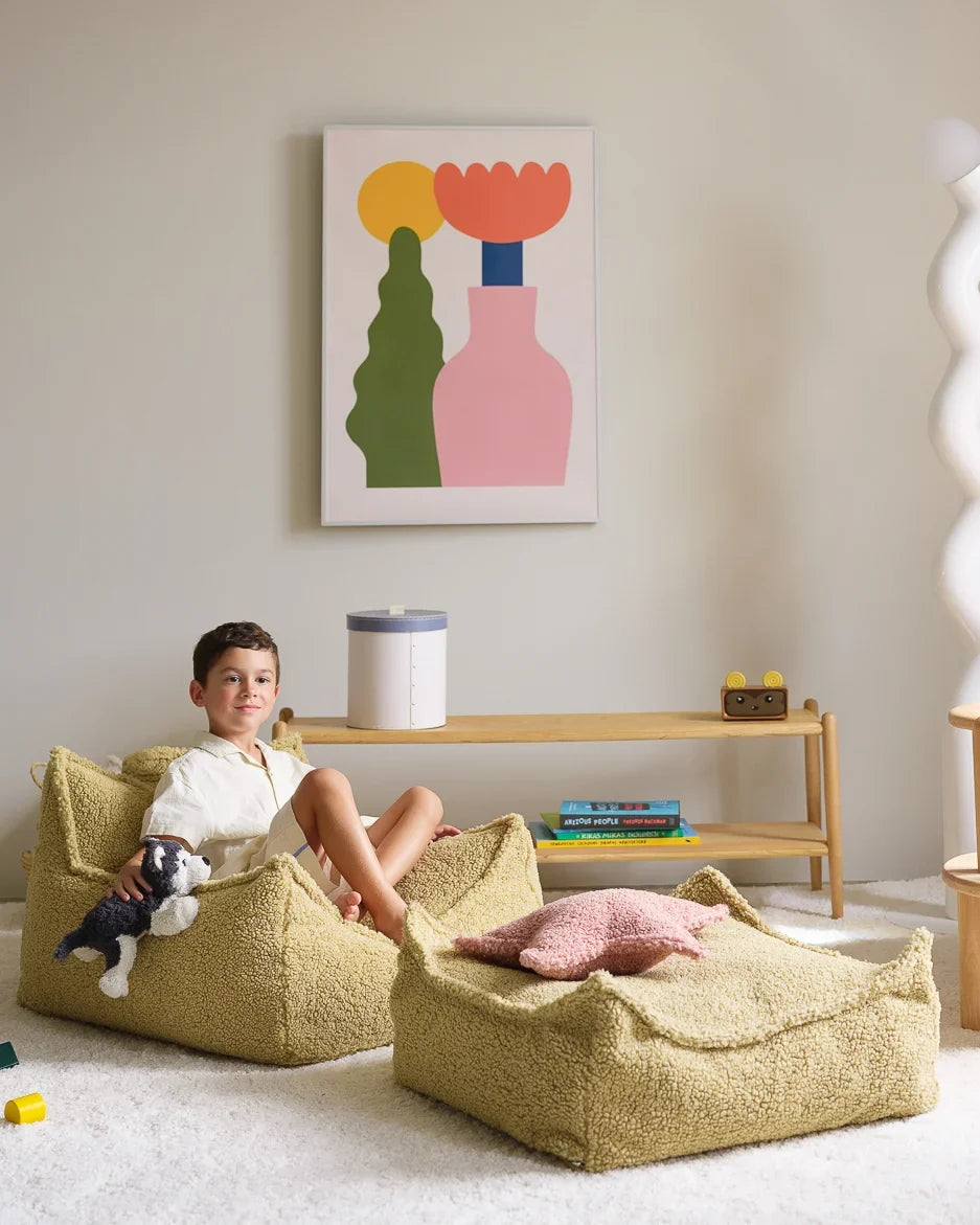 Wigiwama Sækkestol med puf, Matcha (6)