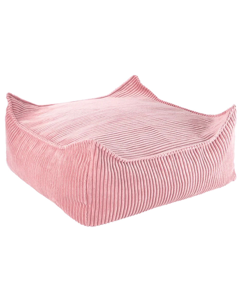 Wigiwama Firkantet puf, Pink Mousse