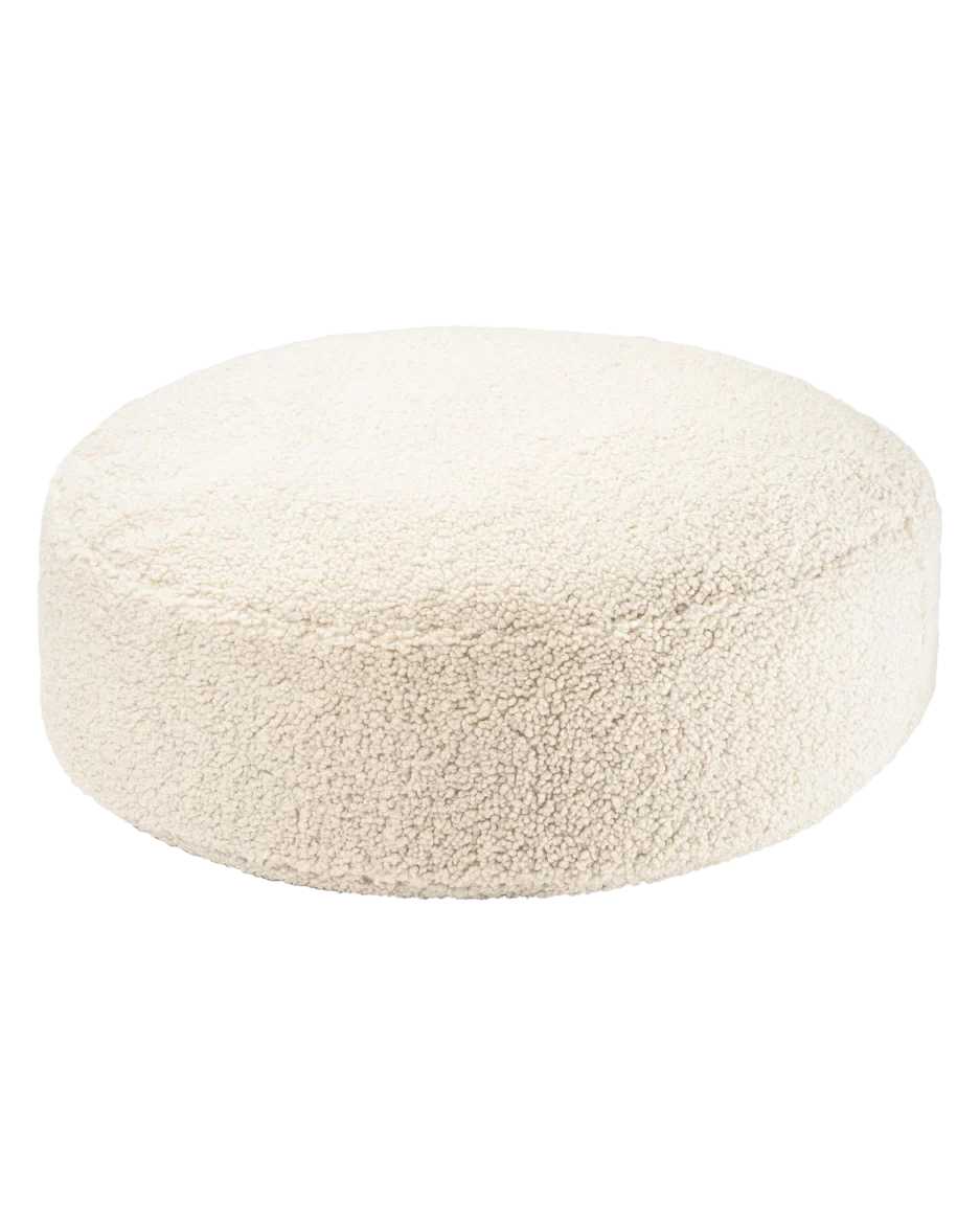 Wigiwama Rund puf, Cream White