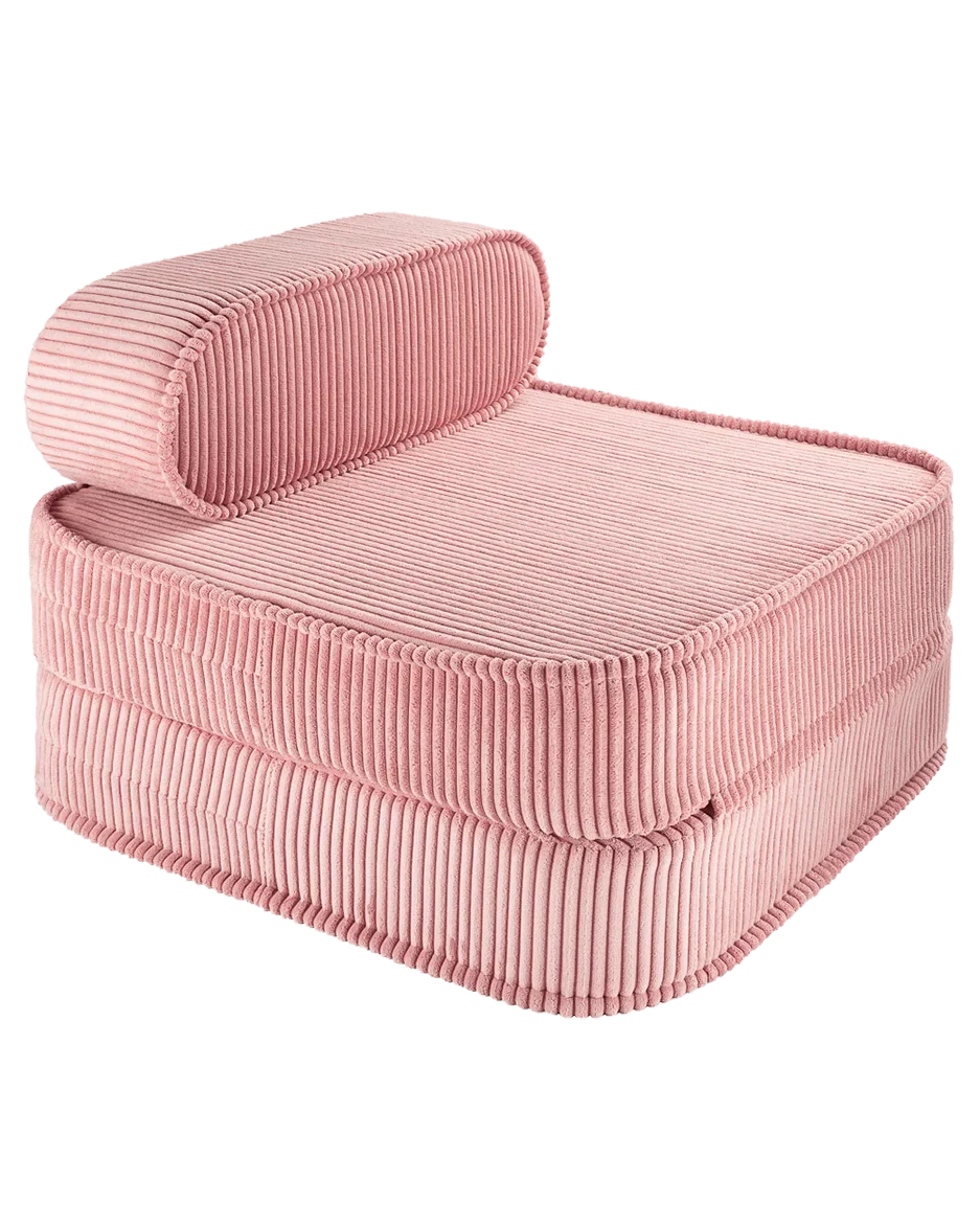 Wigiwama Flip Chair foldbar stol, Pink Mousse