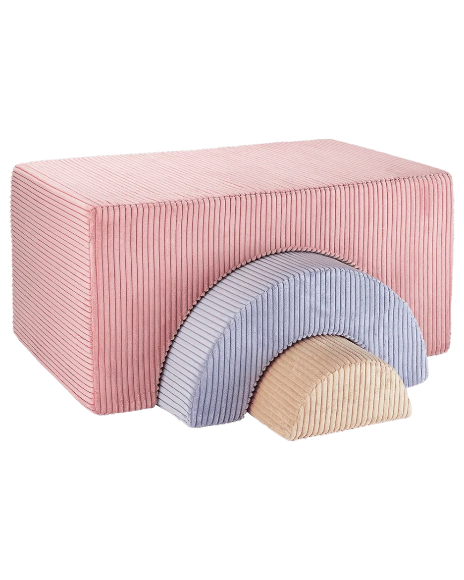 Wigiwama Rainbow legesæt, Pink Mousse