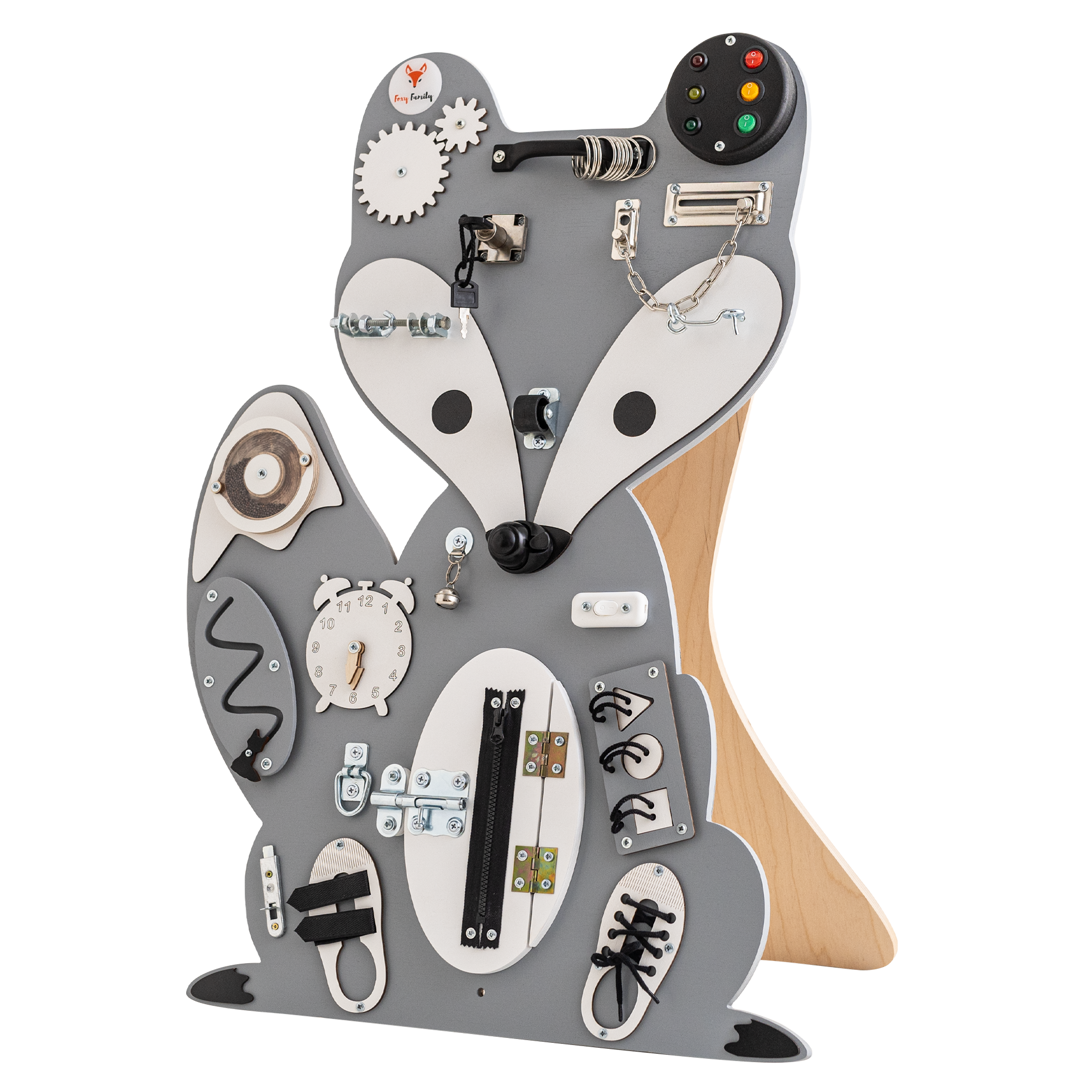 Aktivitetstavle Ræv - Grå