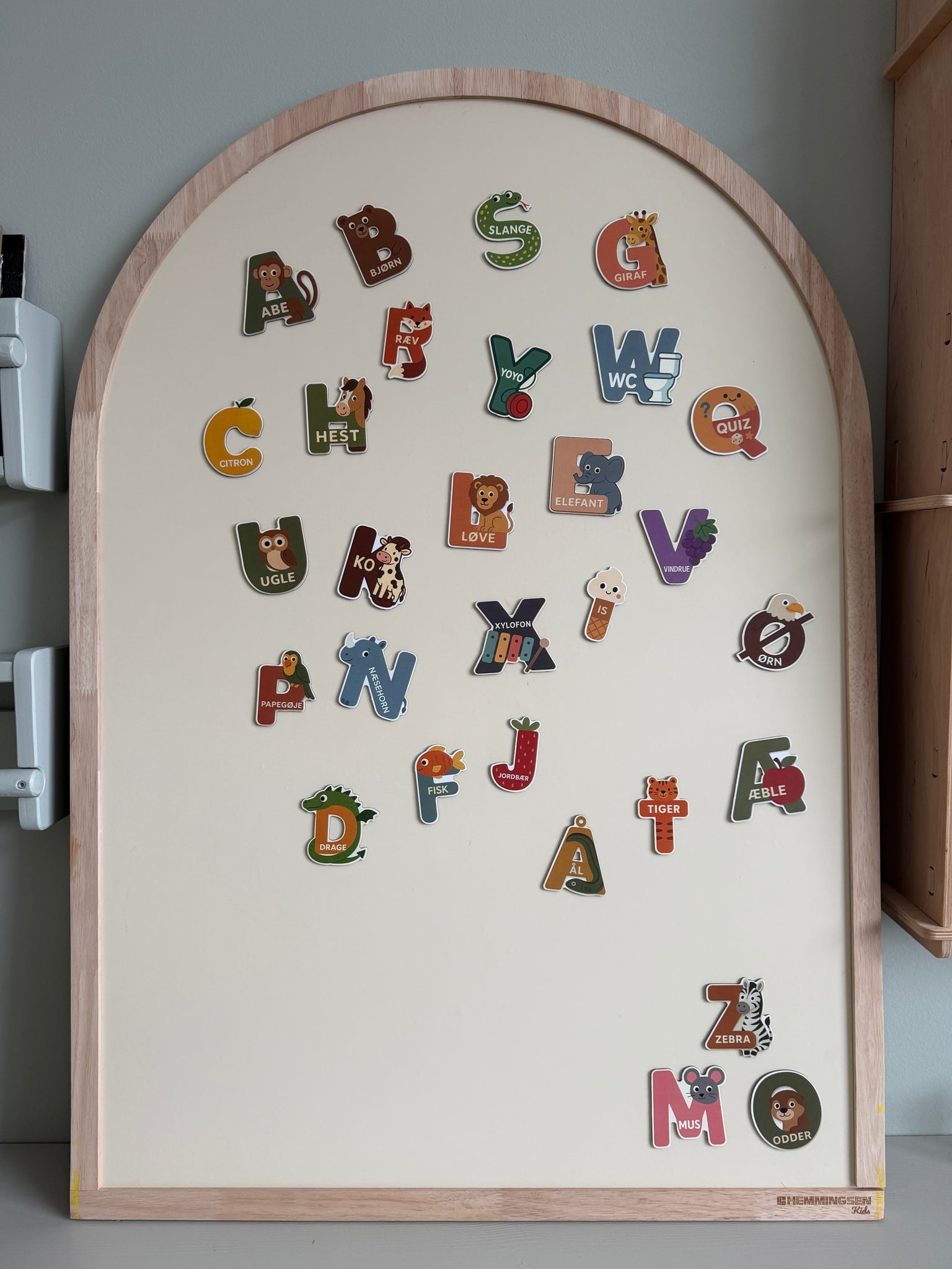 Magnettavle i Egetræ