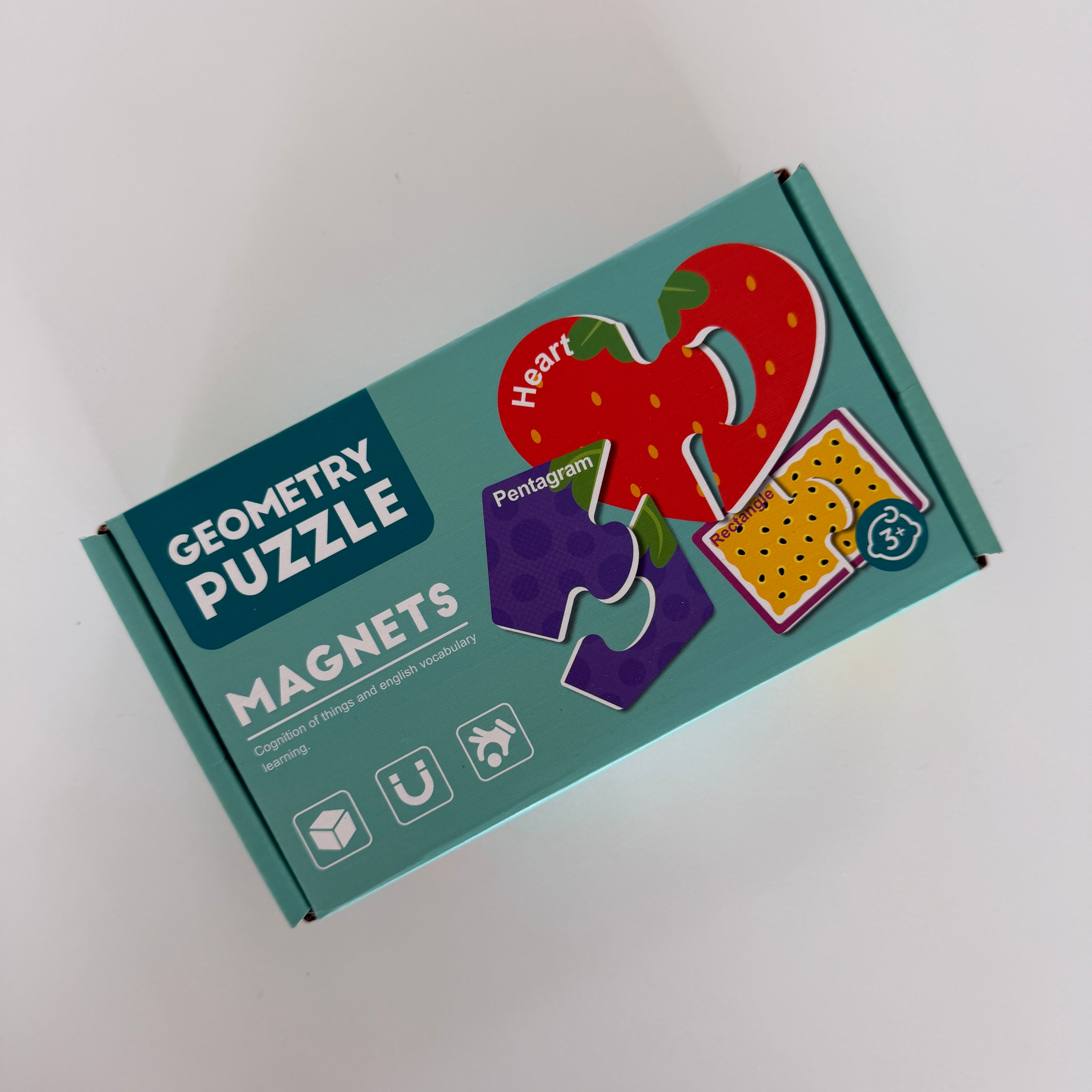 Magnet Frugt og former- Engelsk