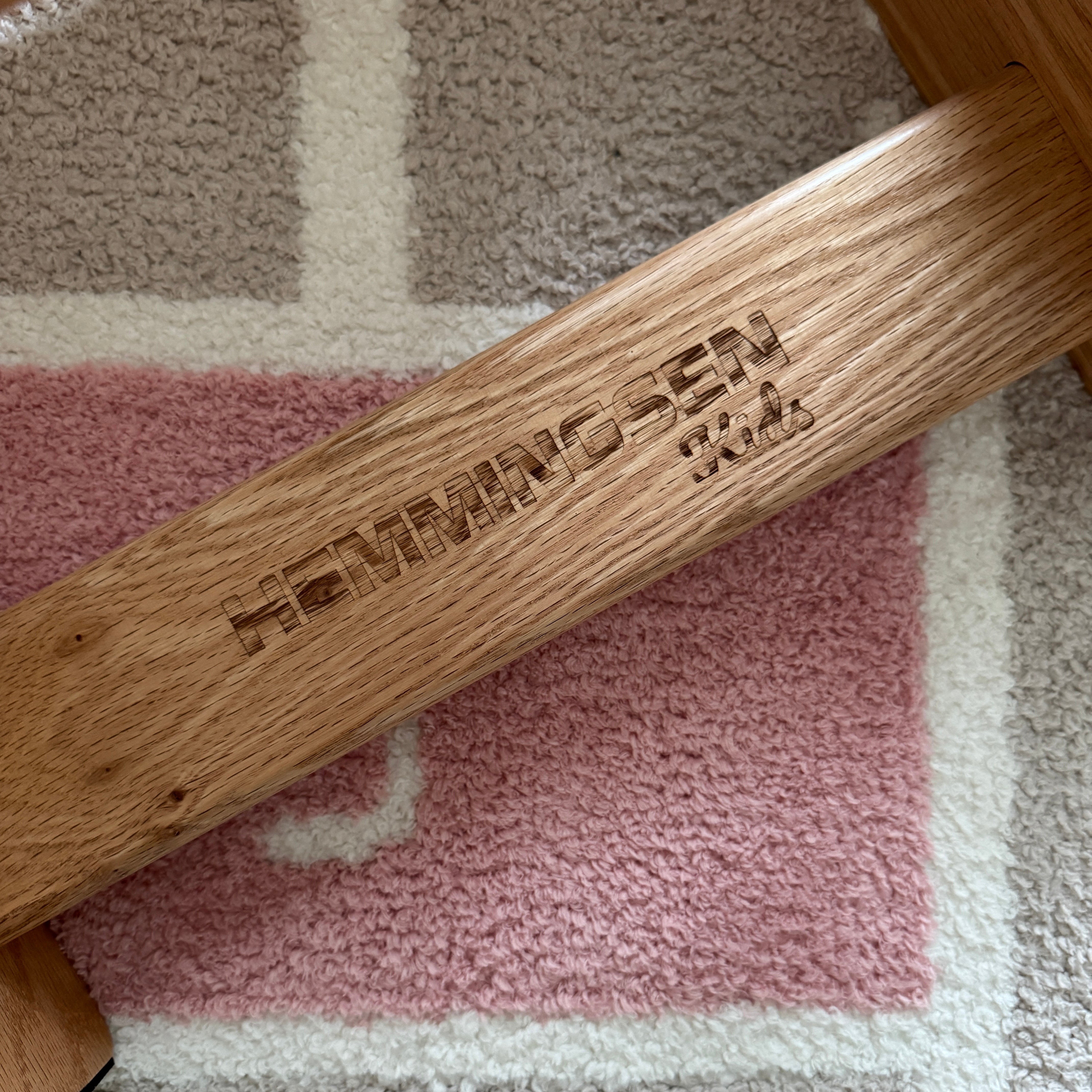 Børneskammel i egetræ