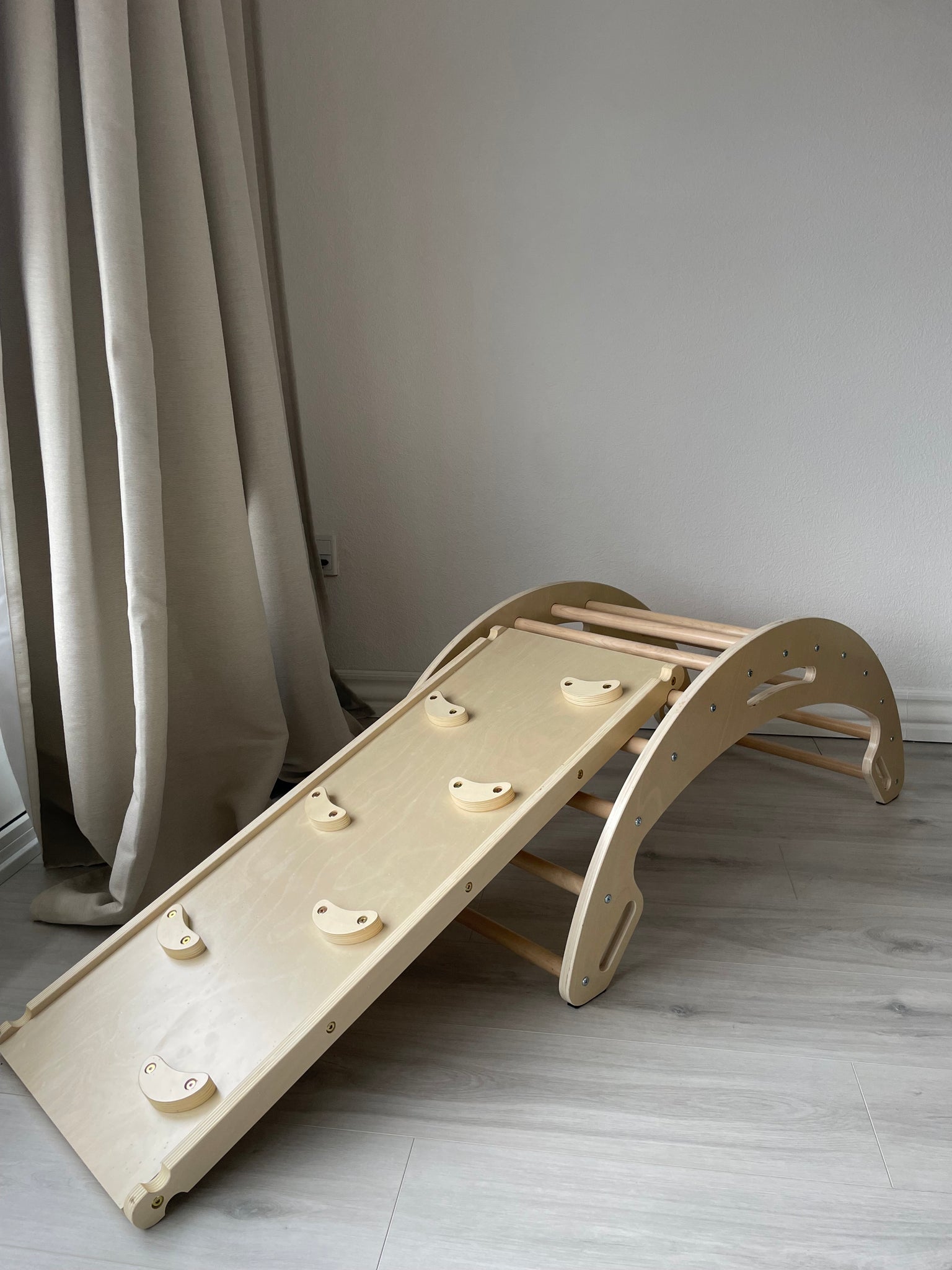 Rutsjebane til Klatrestativ og klatrebue