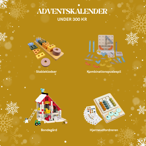 Adventskalender Til Under 300kr.- 4 Sjove Og Lærende Gaver. - Hemmingsen Kids
