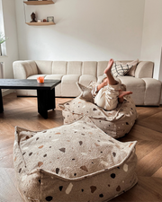Wigiwama Firkantet puf, Terrazzo Sand (7)