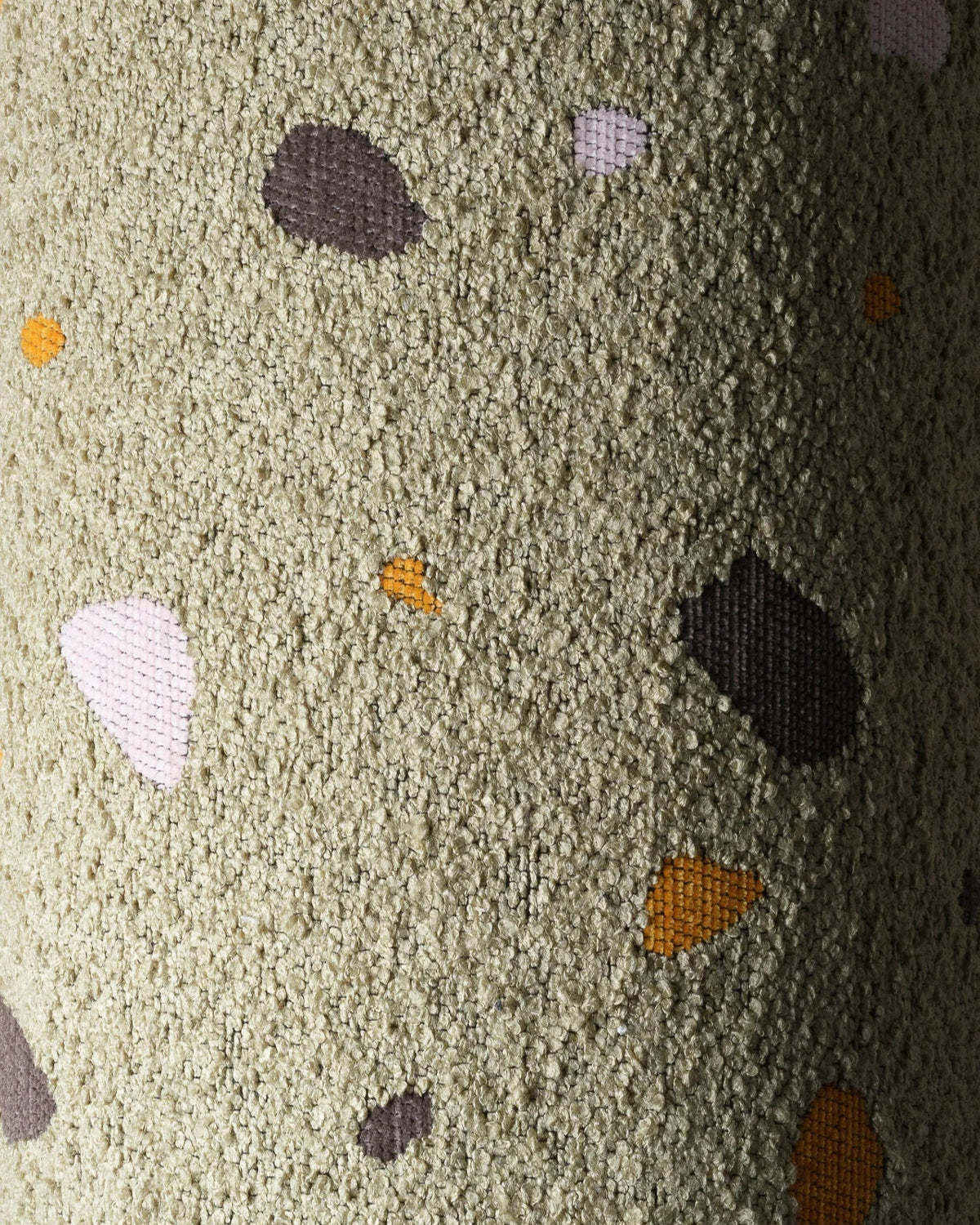 Wigiwama Firkantet puf, Terrazzo Moss (11)