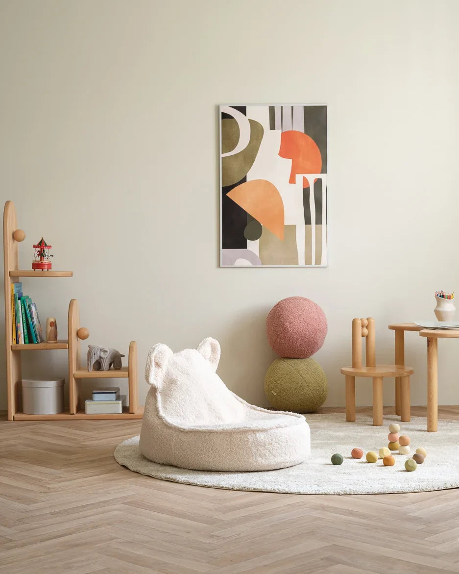 Wigiwama Bjørne-sækkestol, Cream White (3)