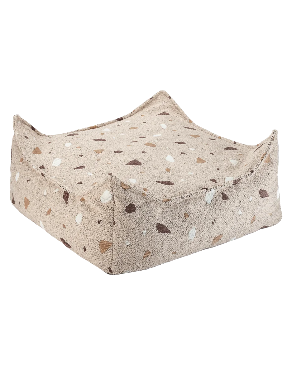 Wigiwama Firkantet puf, Terrazzo Sand