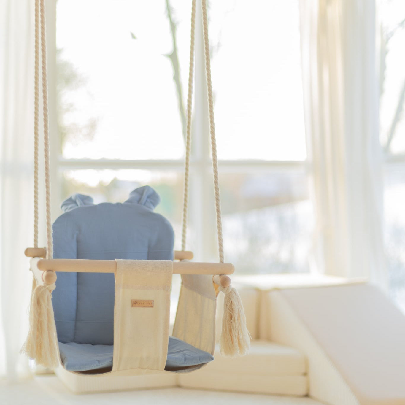 Babygynge med ører - Beige