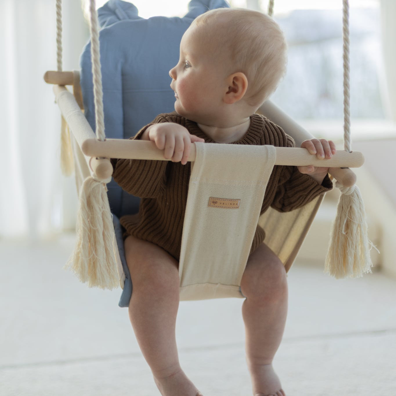 Babygynge med ører - Beige