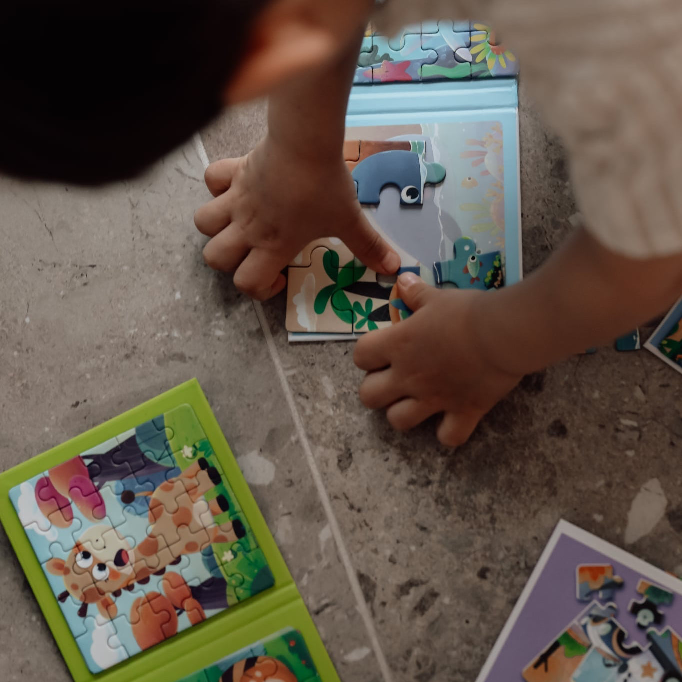 Magnet puslespil 3-i-1