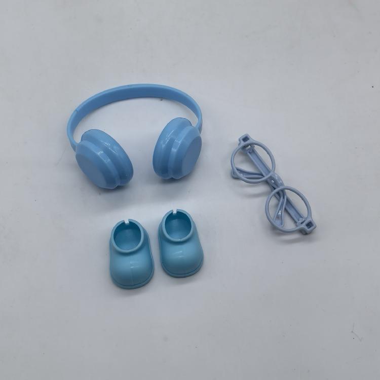 Tilbehørssæt til Labubu – hovedtelefoner, briller og sko