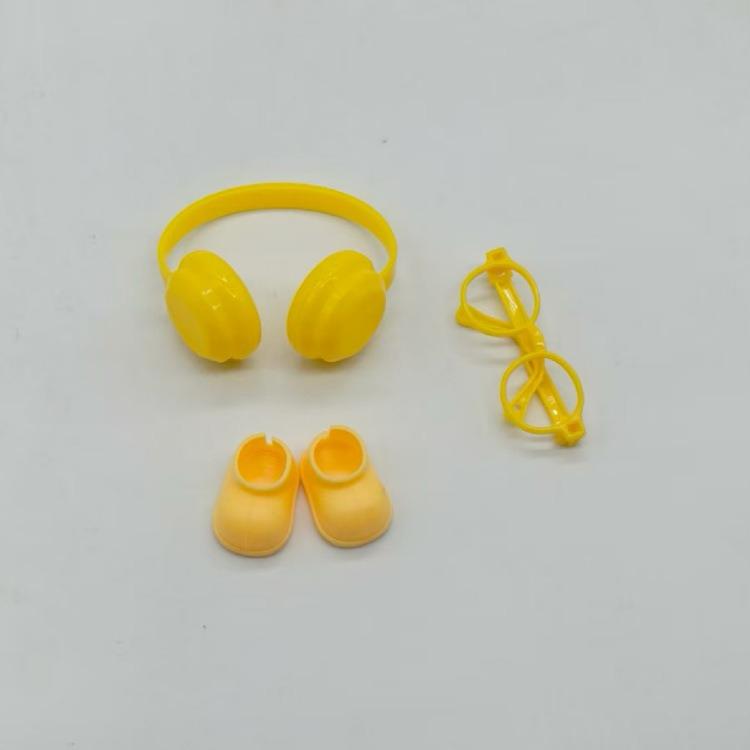 Tilbehørssæt til Labubu hovedtelefoner, briller og sko
