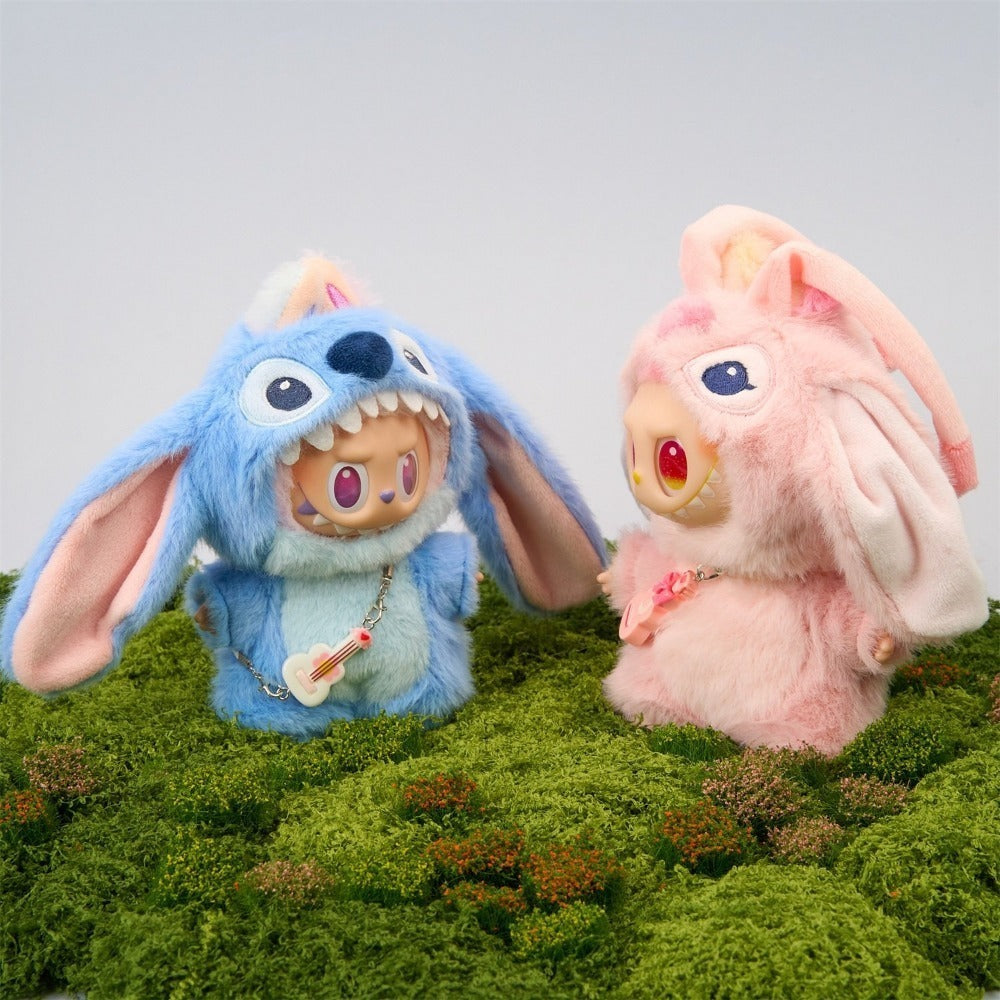 Blødt kostume til Labubu – blå eller lyserød