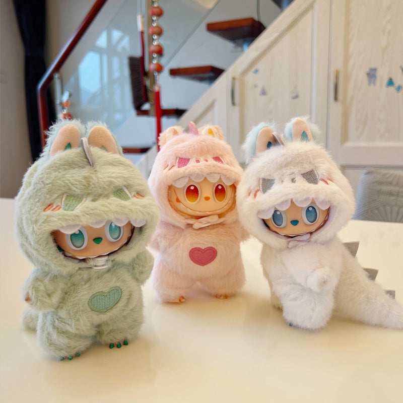 Labubu outfit – blødt dino-kostume