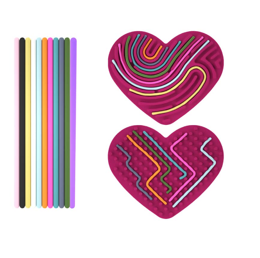 Dobbeltsidet Senorisk aktivitetstavle-Pushpeel