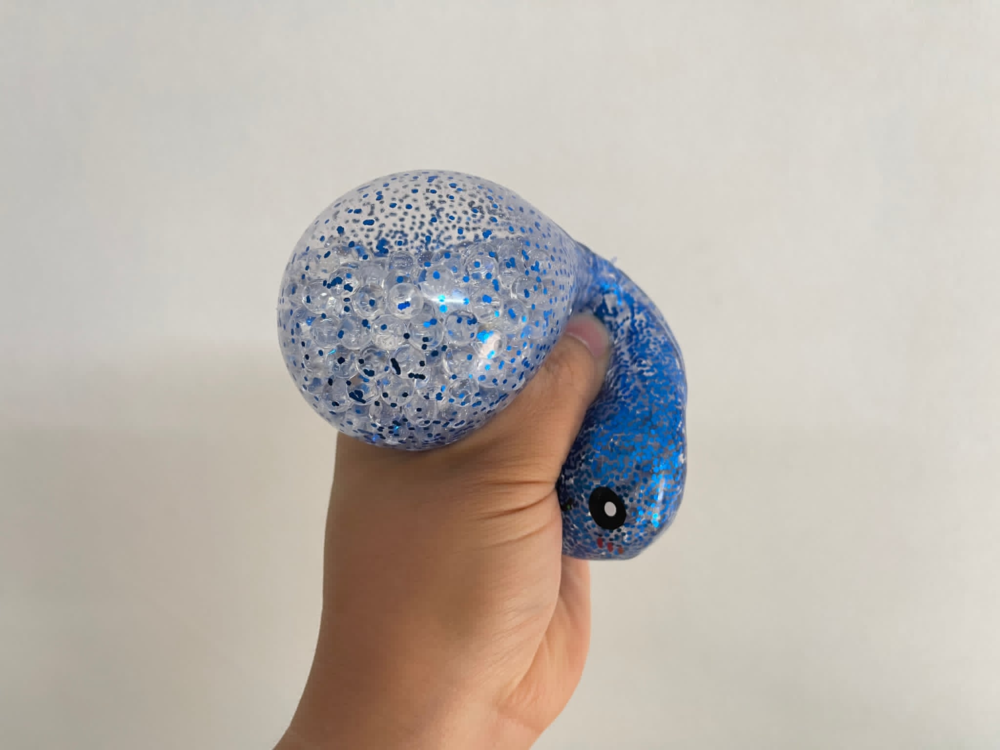 Dumpling Glimmer Squishy – Vandperler 9 cm