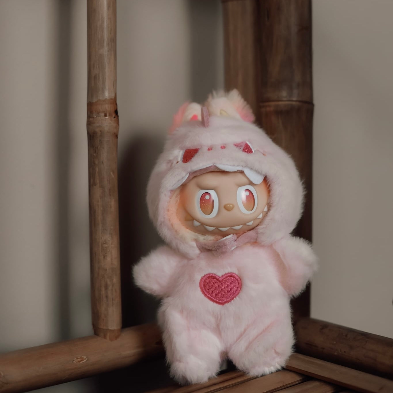 Labubu outfit – blødt dino-kostume