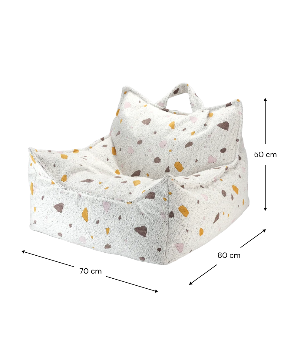 Wigiwama Sækkestol, Terrazzo Marble (10)