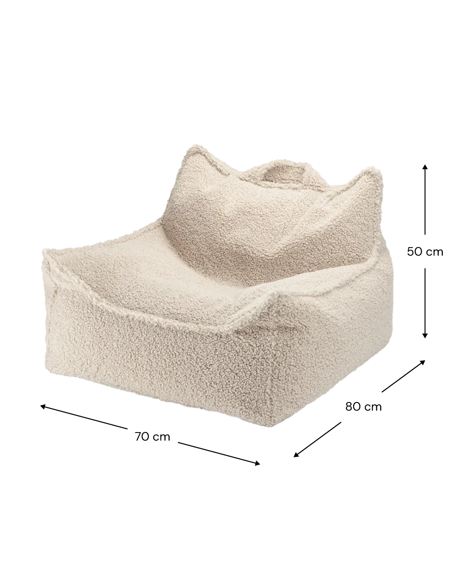 Wigiwama Sækkestol med puf, Biscuit (4)