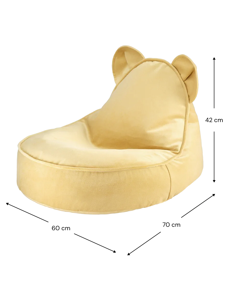 Wigiwama Bjørne-sækkestol, Salted Caramel (3)