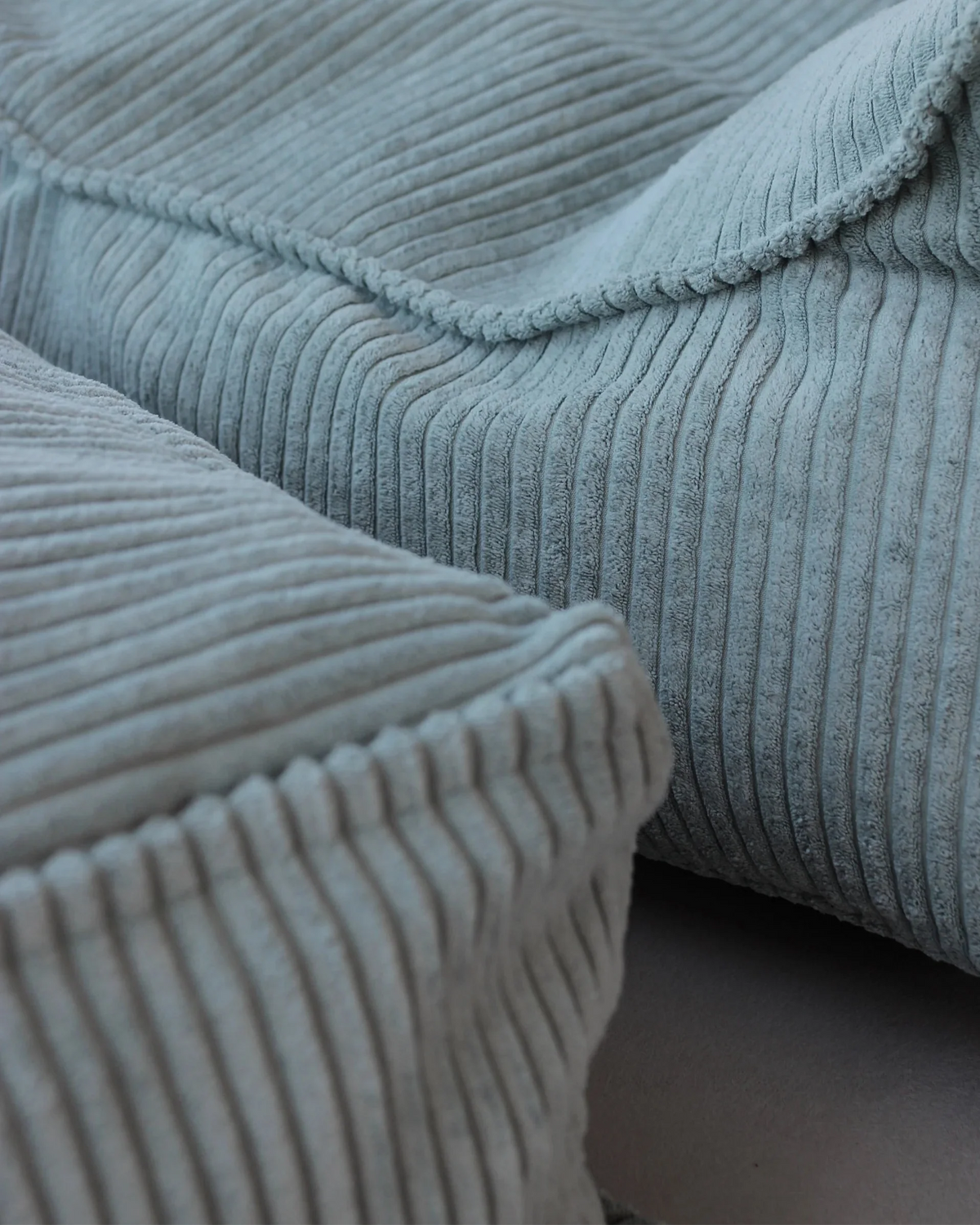 Wigiwama Firkantet puf, Peppermint Green (4)
