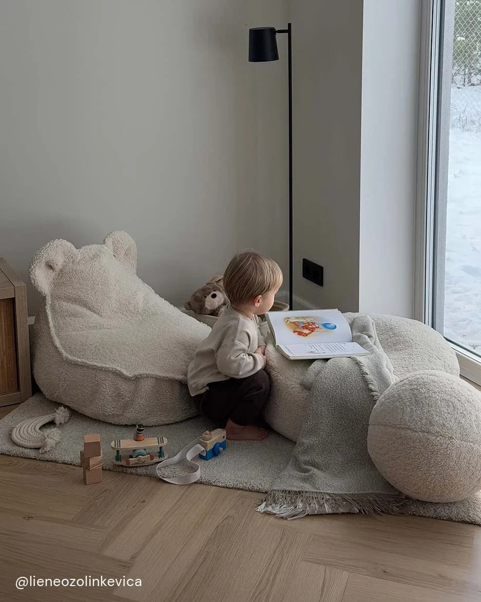 Wigiwama Bjørne-sækkestol, Cream White (9)