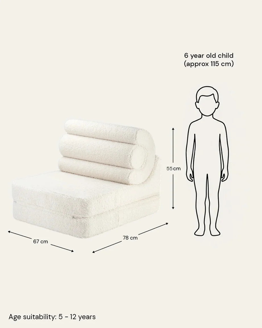 Wigiwama Flipster foldbar stol, Cream White (6)