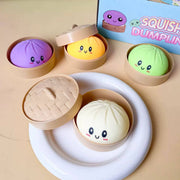 Dumpling Squishy – Pastel Surprise 9 cm