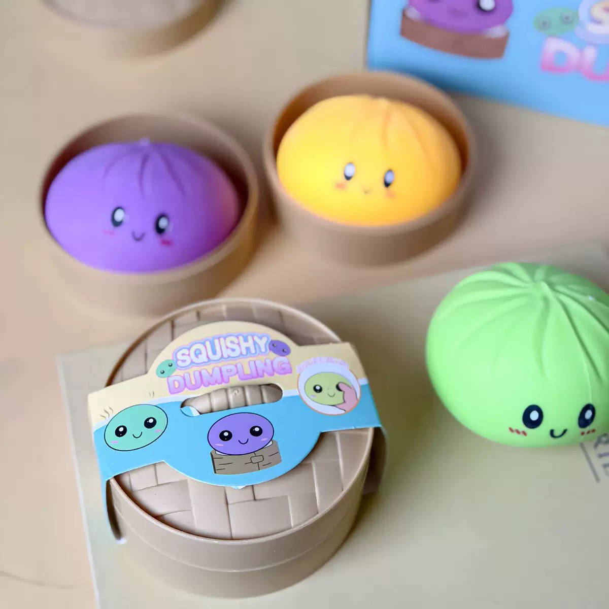 Dumpling Squishy – Pastel Surprise 9 cm