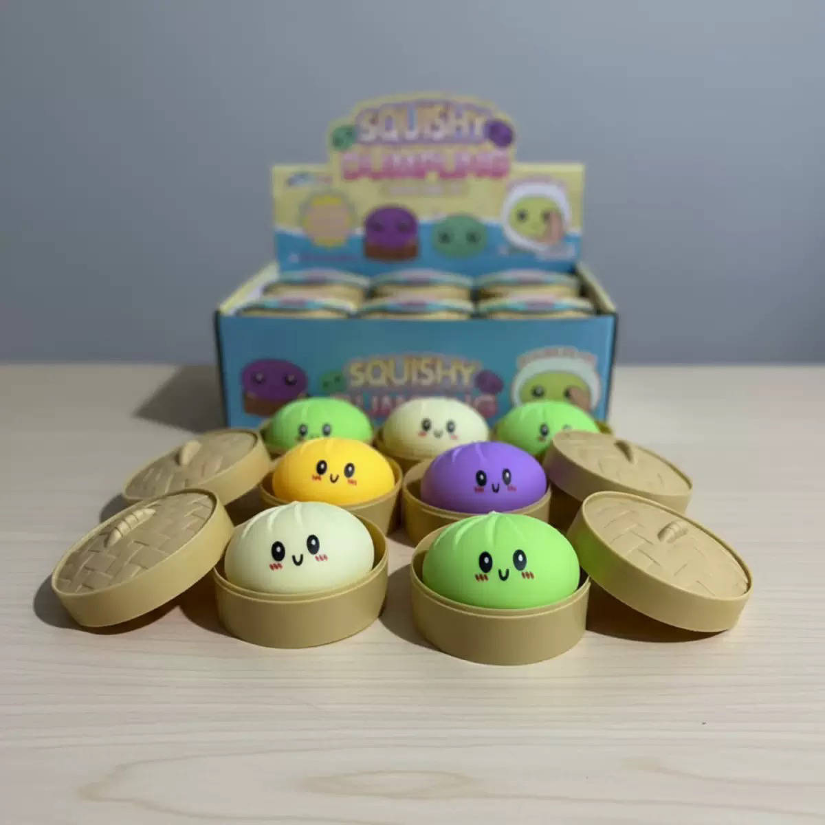 Dumpling Squishy – Pastel Surprise 9 cm
