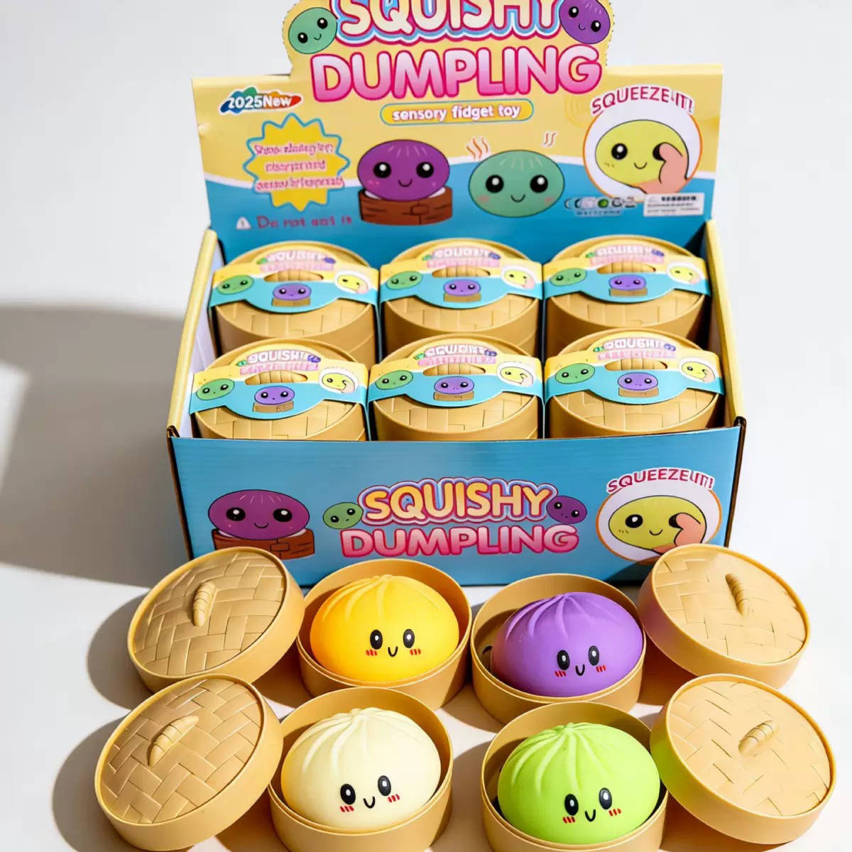 Dumpling Squishy – Pastel Surprise 9 cm