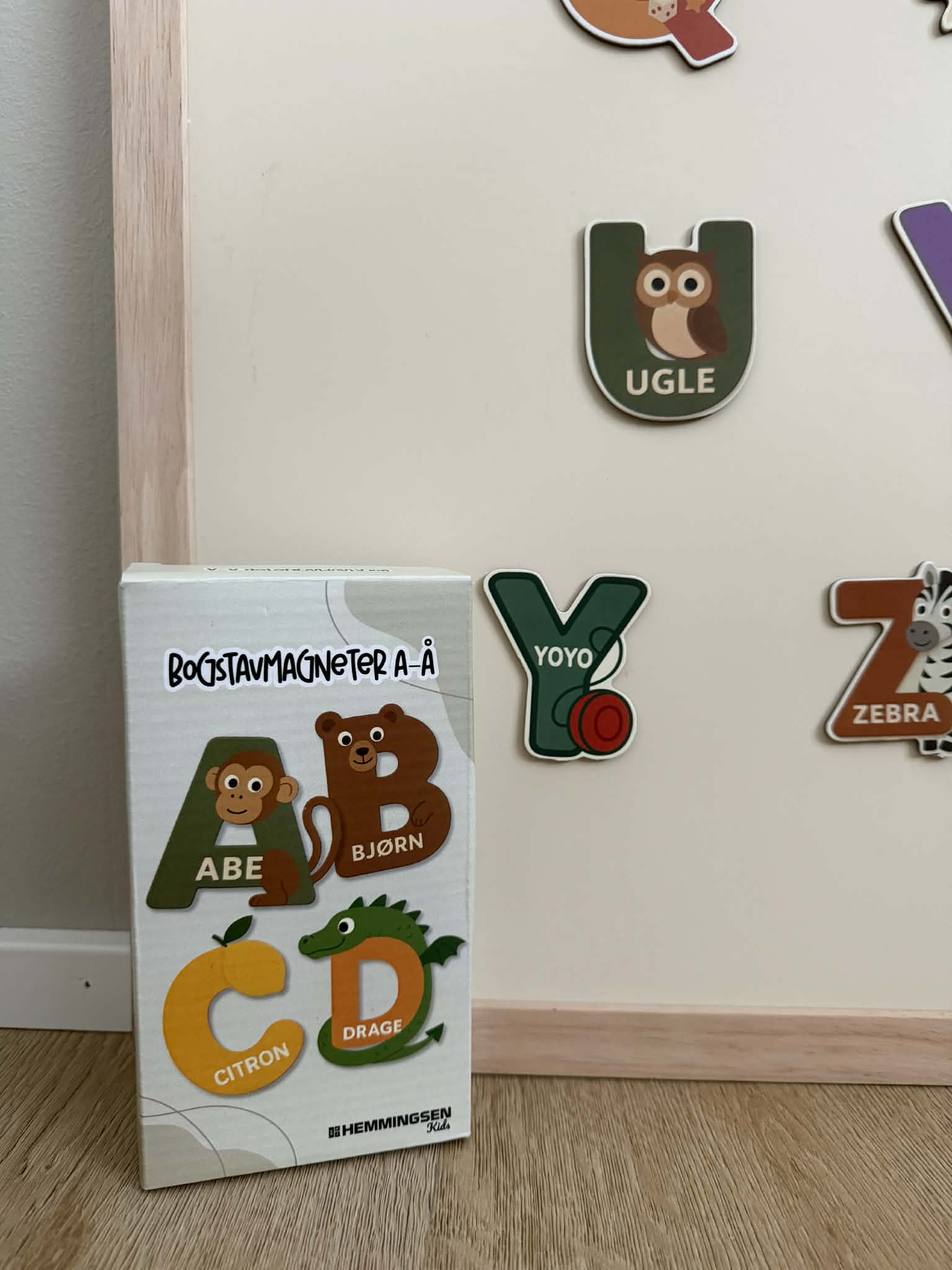 Magnetiske Bogstaver A-Å