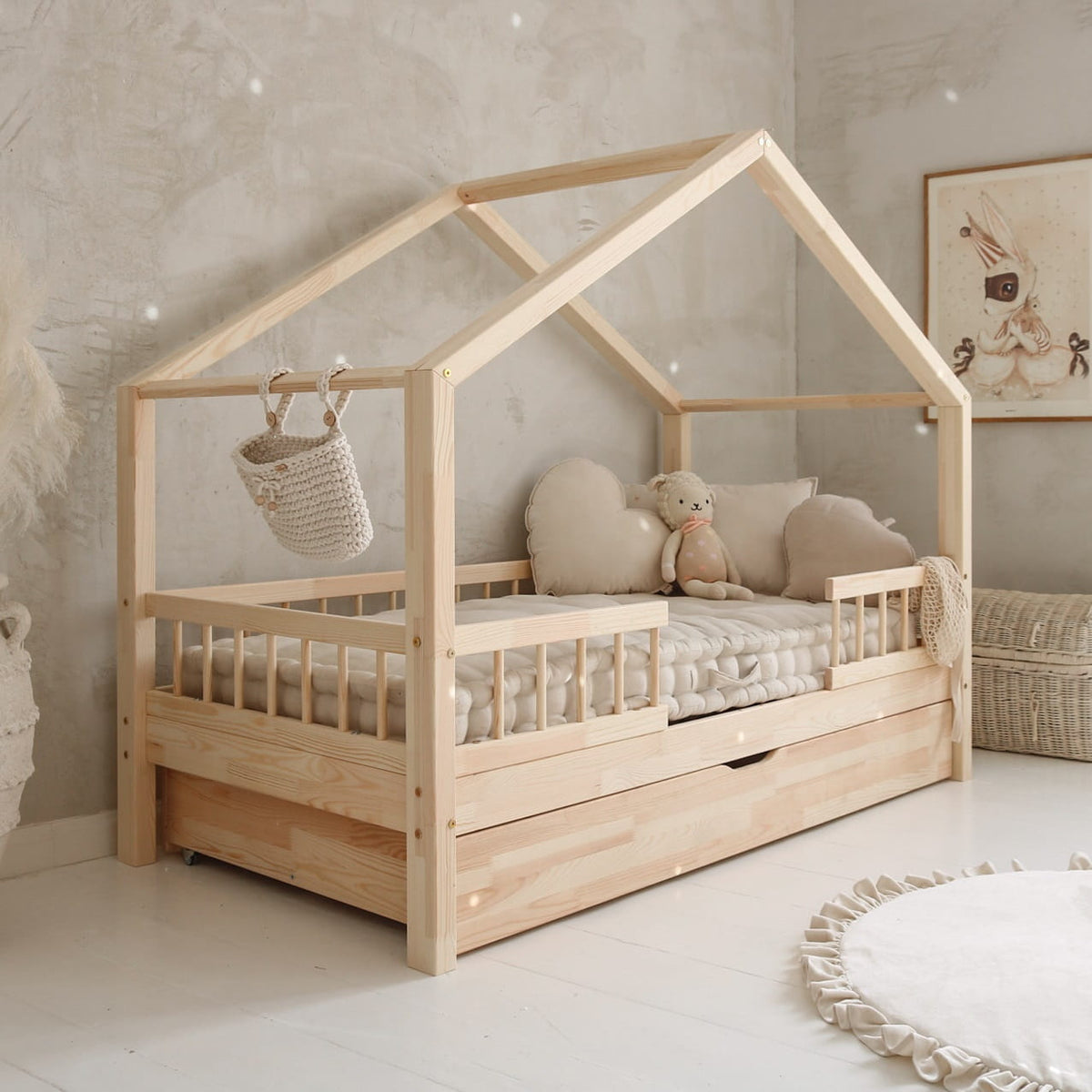Husseng HOUSEBED BELLO Duo m. skuffe