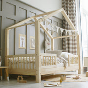 Husseng HOUSEBED Duo m. runde tremmer